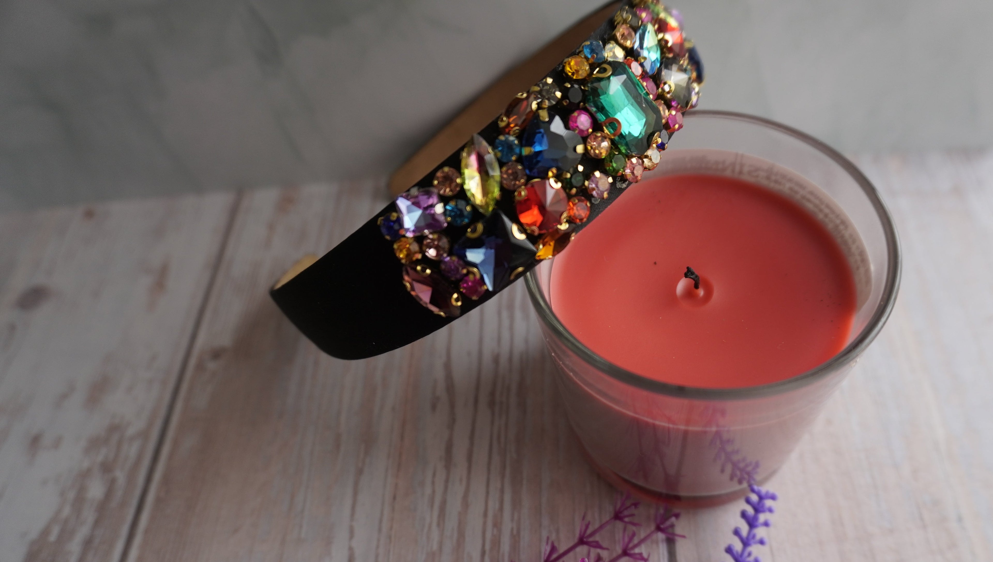 Multicolour sparkle headband