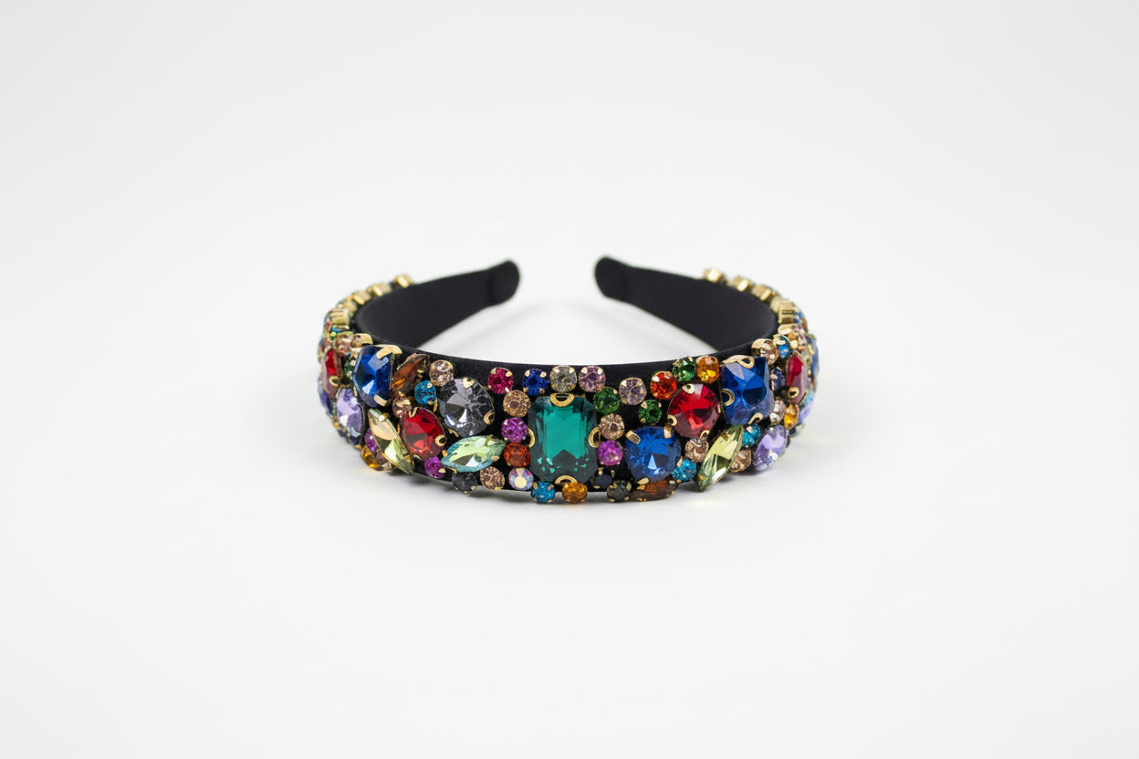 Multicolour sparkle headband