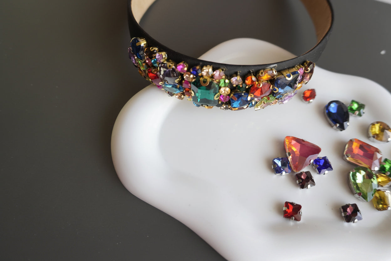 Multicolour sparkle headband